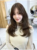 上品な大人レイヤー 巻きも可愛いレイヤー