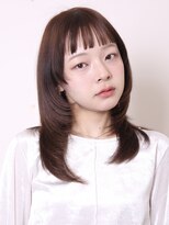 ヨファ ヘアー 芦屋店(YOFA hair)&nbsp;似合わせカット大人ガーリーミディアムレイヤーカット0201