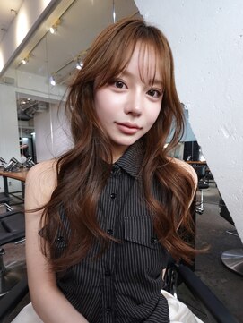 アイティー バイ アルバム 中野店(IT by ALBUM) ロング顔周りレイヤー韓国ヘア似合わせカット_F31288