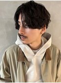 【PARK】メンズセンターパート×ニュアンスパーマ
