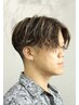 メンズカット+メッシュカラー（ワンブリーチ）￥12100 【120分】
