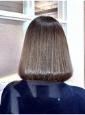 グレージュカラー/ブラウンカラー/艶カラー/透明感カラー/30代