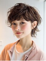 バイエイト(X８)&nbsp;ショートボブパーマウルフ20代30代40代
