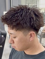 アウラ(AURA) スパイキーショートピンパーマアクティブショートルーズショート