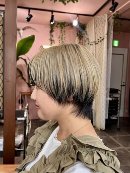 ヤード 藤沢(YARD)の写真/ヘアスタイルにひとアレンジ！可愛いデザインカラーで彩りをプラスします[藤沢/藤沢駅］