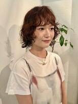 クリアーオブヘアー 栄南店(CLEAR of hair)&nbsp;オレンジボブパーマ/RIHO