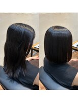 シキオリ(SHIKIORI)&nbsp;ストレートエステ×切りっぱなしボブ