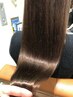 ★【髪質改善酸性ストレート】カラー＋カット＋デミボンド酸熱トリートメント