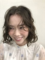 アリウス(ALIUS by posh) 【ALIUS 池袋 小川真一】ブルーカーキベージュボブ