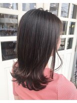 ヘアアンドメイクグラチア(HAIR and MAKE GRATIAE) 外ハネピンクグレージュ