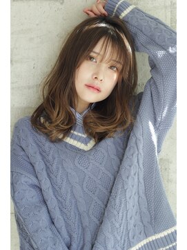 ザ シー 海老名(The C) ゆるふわセミロング/ことりベージュ