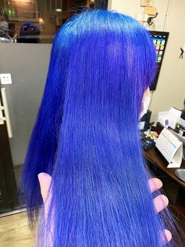 ヘアー アート オクロック(HAIR ART O'CLOCK) ネオンパープル