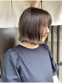 ナチュラルハイライト×外ハネボブ