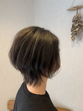 アフィックスヘア 新小岩(affix hair) ハイライトでオトナ女子のウルフヘア