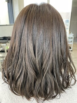 ブレスバイファースト 富谷店(Breath by first) 透明感○グレーカラーヘアスタイル