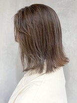 アイティーバイアルバム 八王子店(IT by ALBUM) ショコラベージュ_外ハネボブセクションカラー_ba387371