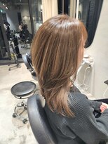 ジェコ(gecko)&nbsp;[gecko. Miwako]　グレージュからーのレイヤーウルフ！