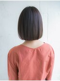 ナチュラル縮毛矯正　まとまるボブ