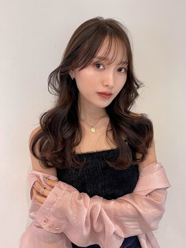 アクシス 栄ガスビル店(`AXIS) ココアベージュ/レイヤーカット/顔まわりカット