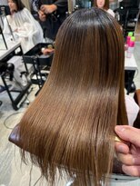 アディクト 東陽町西口(addict)&nbsp;縮毛矯正で大人上品なツヤ髪_ダークブラウン_ロング[東陽町]