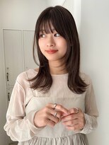 ガーデンヨコハマエスト(GARDEN YOKOHAMA est) エアリーロング　卵型　美髪　ミディアムヘア　レイヤーカット