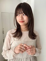 ガーデンヨコハマエスト(GARDEN YOKOHAMA est)&nbsp;エアリーロング　卵型　美髪　ミディアムヘア　レイヤーカット