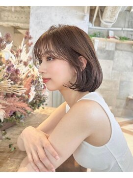 ロンド ラマ 岐阜(Lond bla-ma) 【Lond bla-ma】内巻きボブ/切りっぱなし/韓国