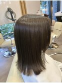 ミディアム 外ハネロブ#縮毛矯正#髪質改善