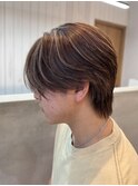 マッシュスタイル/メンズハイライト/ブリーチカラー