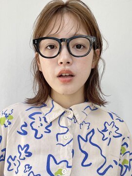 ベル 銀座5丁目店(Belle) 薄め前髪のシアーベージュ◎おしゃれミディアム【銀座】