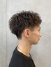 全員【自分史上No1】メンズカット＋パーマ＋眉デザインカット￥11500