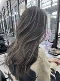 コントラスト極ハイライト☆グレーベージュ