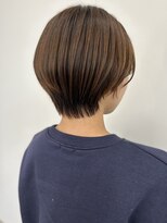 カノエ 福岡香椎店(canoe)&nbsp;大人ショート　30代40代　髪質改善カラー　ブラウンアッシュ