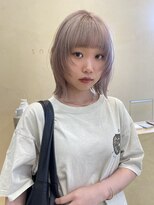 【snuw mina】レイヤーカット/顔周りカット/ブリーチカラー/伏見