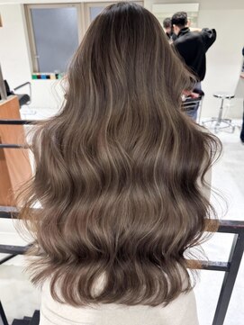 ジルブラン 土浦(JIL BLAN) ハイライトバレイヤージュダブルカラーショートカット30代40代