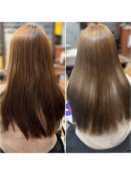 トウキョウマスタード(TOKYO MASTARD) くすみベージュ　衝撃！before！after