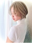 明るい白髪染めヘアスタイルカタログ