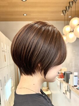 ロンドアジュール 横浜(Lond azur) ★産後ばっさり！可愛い丸みショートボブ！髪質改善カラー