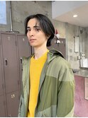 メンズボブウルフ