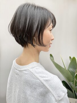 ナインセンス 下北沢(9_________nine sense) 黒髪ふんわりショートボブ【下北沢】