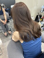 ファビ 渋谷(Fab)&nbsp;くびれヘア/暗めカラー/アプリコットオレンジ/縮毛矯正