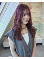 デュノヘアー 神戸三宮店(DUNO hair)&nbsp;ロングレイヤー×ピンクラベンダー