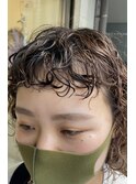 お客様スナップ　前髪ギュンギュンパーマ