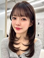 アッシュ 洋光台店(Ash)&nbsp;洋光台レイヤーカット顔周りダブルカラー白髪ぼかしハイライト