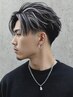 白髪が気になる方【動く束感】カット+ハイライトTR /men's