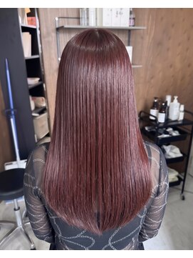 零秒女髪 千里丘店 上品な艶感が叶う大人のロングヘアカラー髪質改善艶髪
