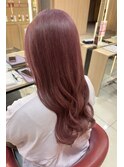 ミルクティーブロンド/ダークブルー/デジタルパーマ/伊勢原