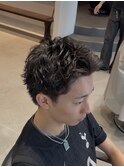 スパイキーショート メンズパーマ フェード 渋谷 &nbsp;ツイスト
