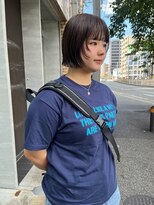 クプラ(Qpula) レイヤーボブ オリーブベージュ 顔周りレイヤー