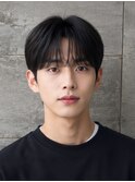 韓国マッシュダウンパーマナチュラルマッシュセンターパート